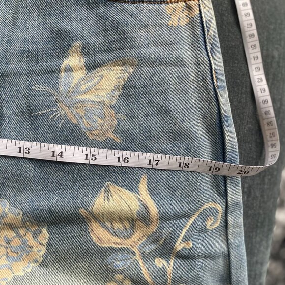 NWT Aelfric Eden Floral Baggy Jeans, Size 28 - Picture 7 of 12
